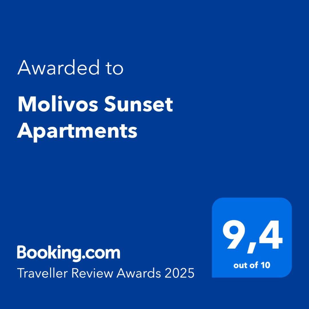 Molivos Sunset Apartments ميثيمْنا المظهر الخارجي الصورة